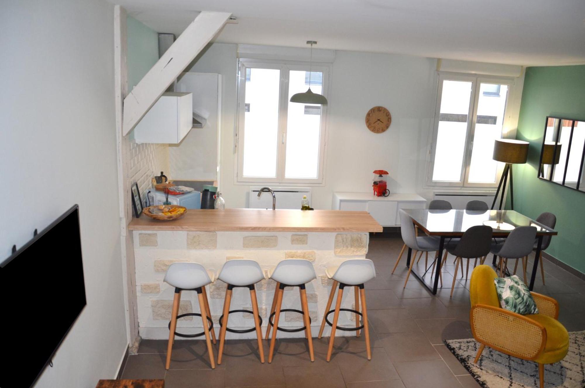Ferienwohnung Le Cocon Troyen - 6-8P - 2 Parking Gratuits Troyes Exterior foto