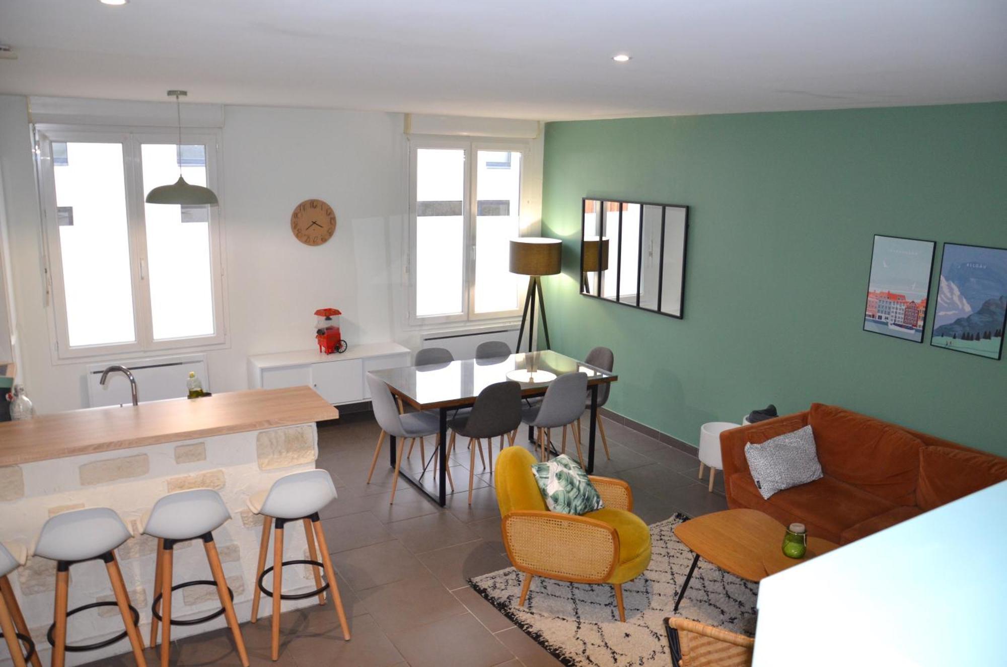 Ferienwohnung Le Cocon Troyen - 6-8P - 2 Parking Gratuits Troyes Exterior foto